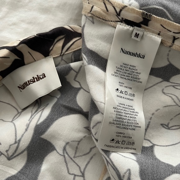 Nanushka Floral Shirt. Oversized fit - Picture 2 of 3